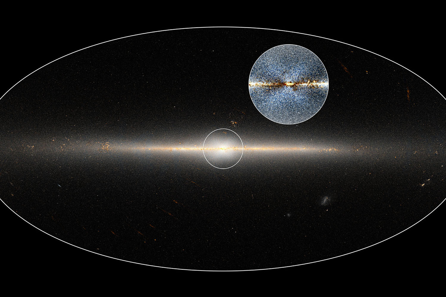 x shaped milky way galaxy