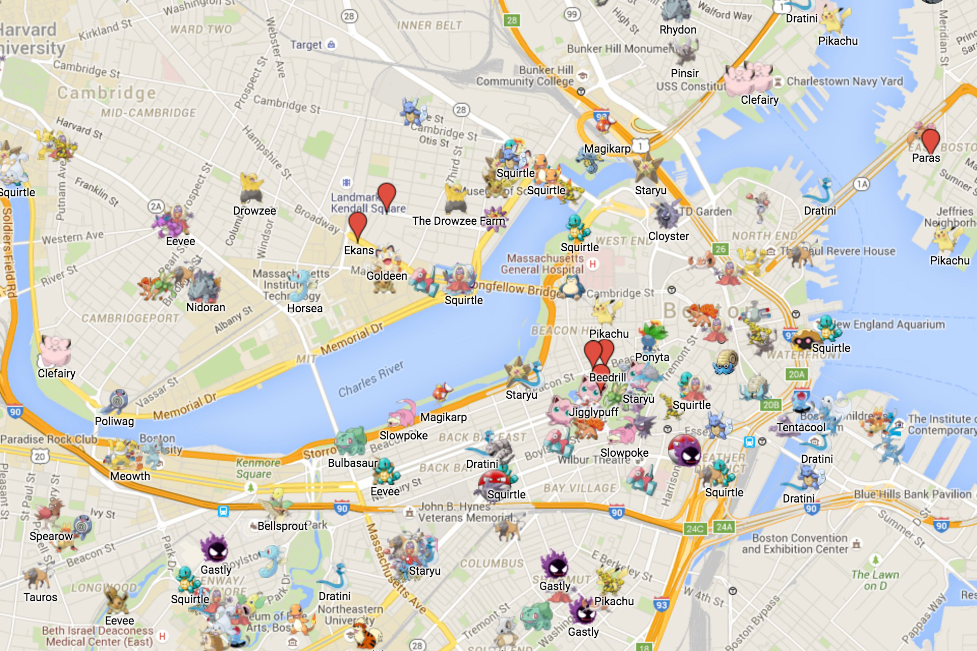 pokemon go maps computer map