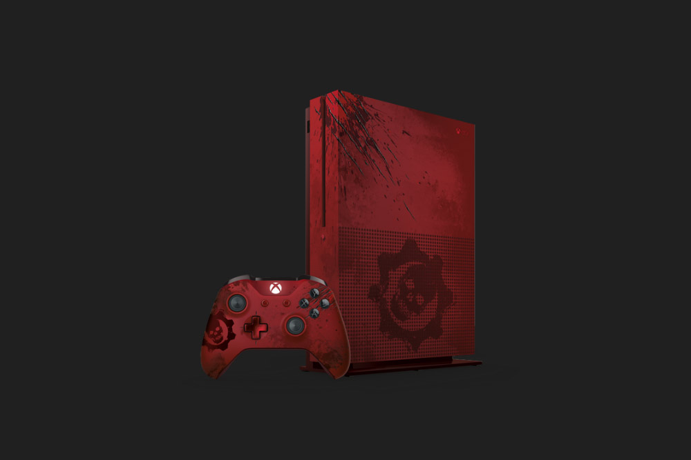 microsoft reveals gears of war xbox one s hardware bundle xbogow4 header