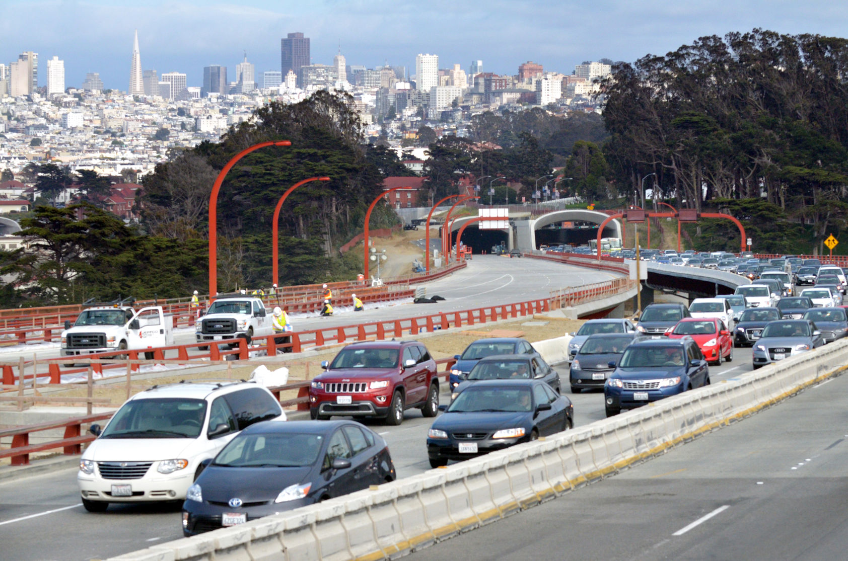 california utility company ev projects route 101  san francisco