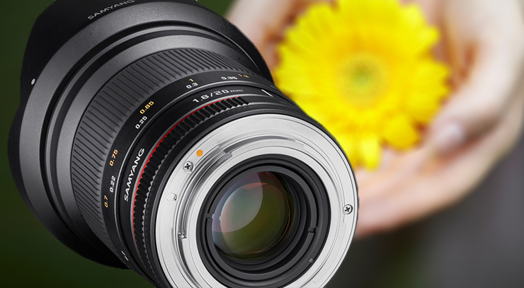 sayang 20mm lens 18 photo cinema samyang announcement