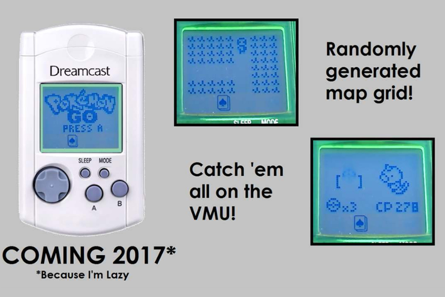 dreamcast vmu pokemon go pokemongovmu