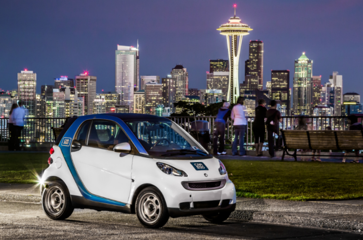 daimler car2go sea tac airport in seattle