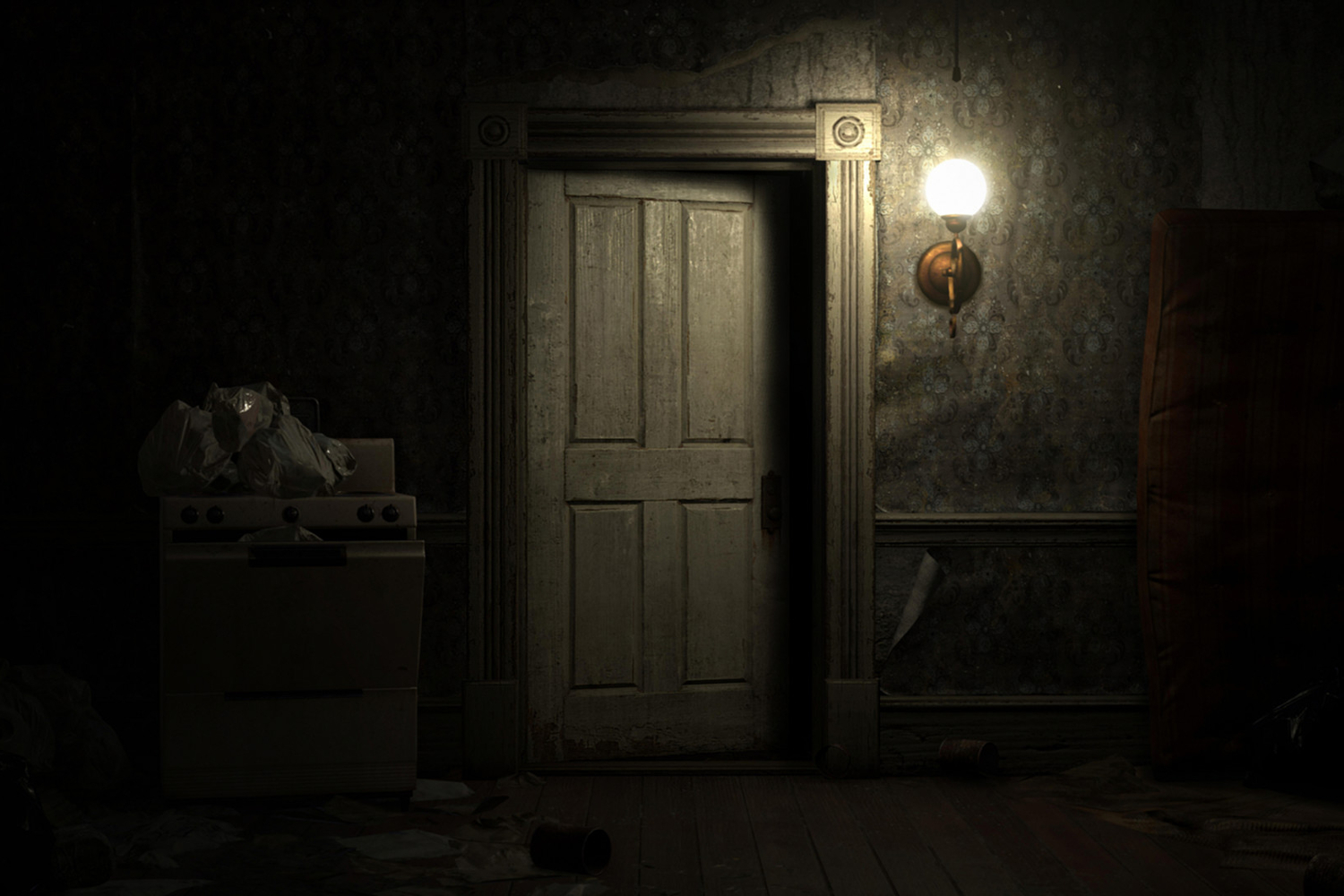 resident evil 7 data mining villain door