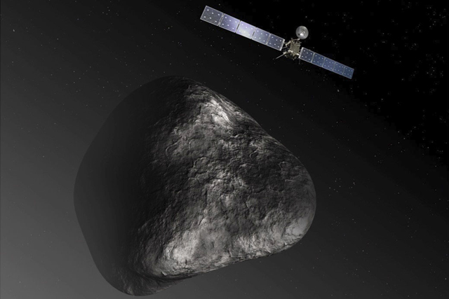 rosetta probe crash landing roseta