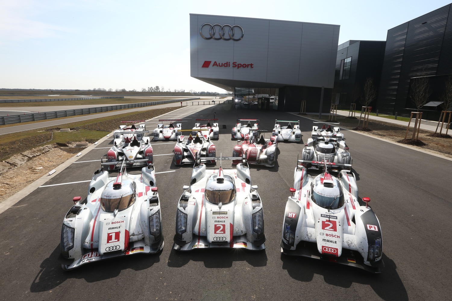 LeMans winning Audi race cars 2000 - 2014