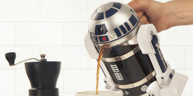 r2 d2 coffee press thinkgeek big