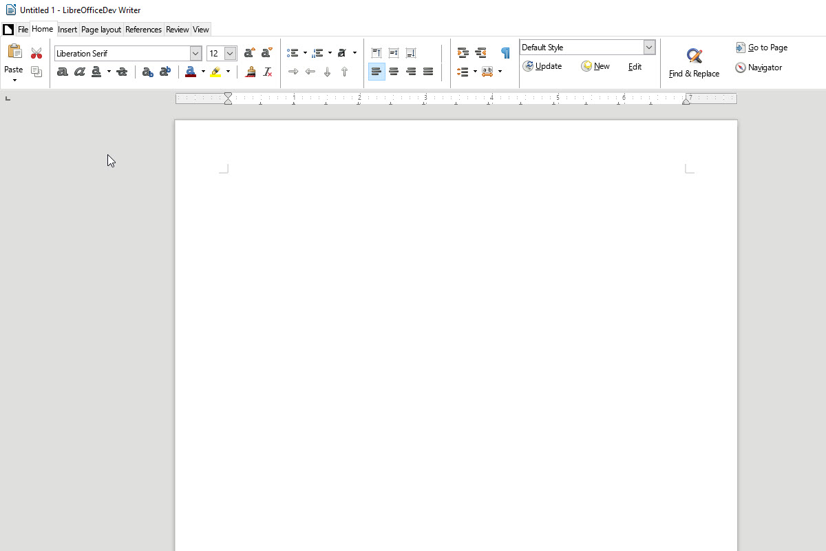 libreoffice version 53 adopting office like ribbon 3