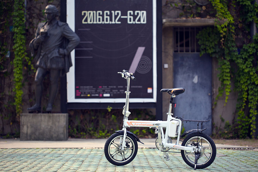 airwheel folding electric bicycle r5 3