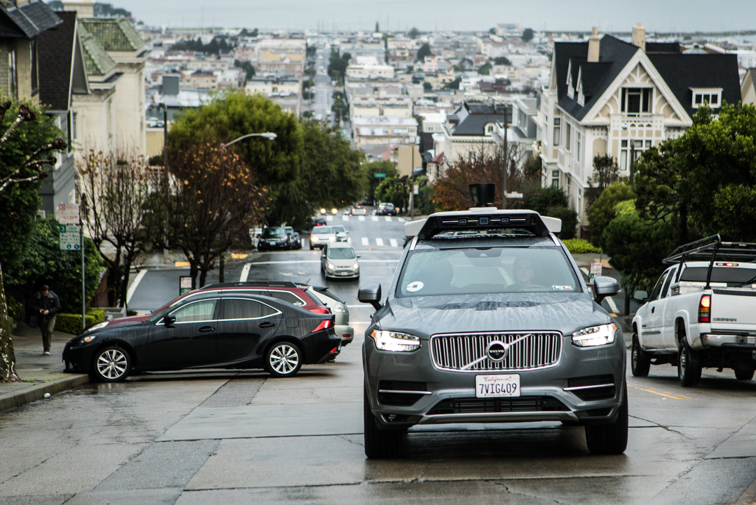 Uber self-driving Volvo XC90