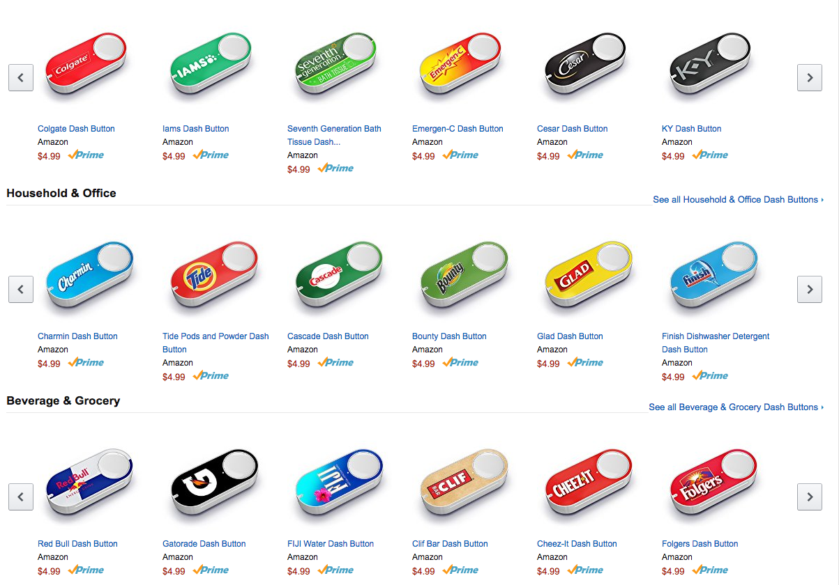 amazon adds more dash buttons