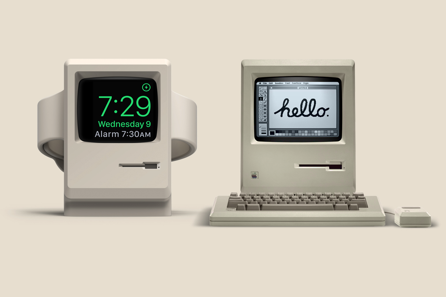 elago apple watch macintosh stand