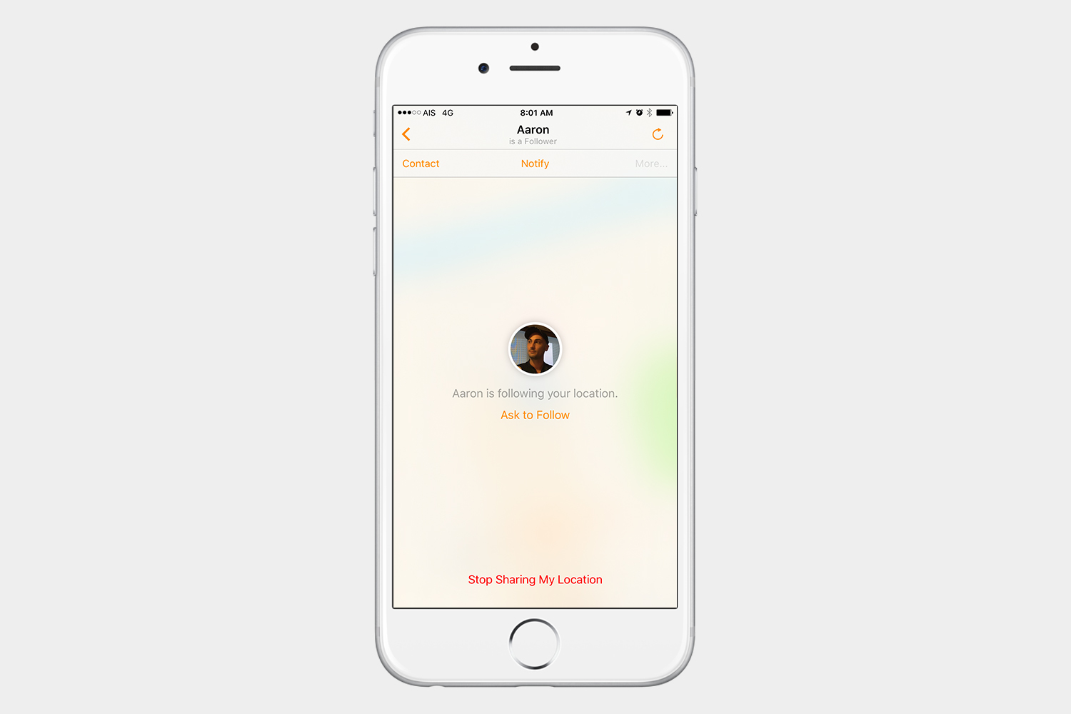 how to use find my friends ios 10 sto psharing