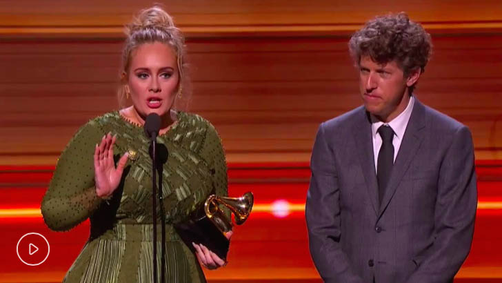 grammy awards adele winners grammys