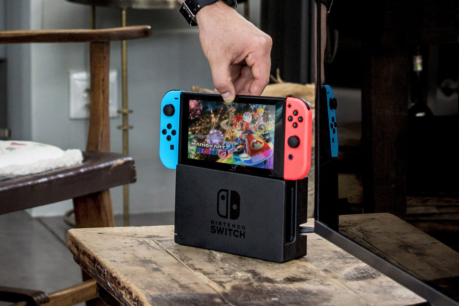 nintendo switch save payment information dock