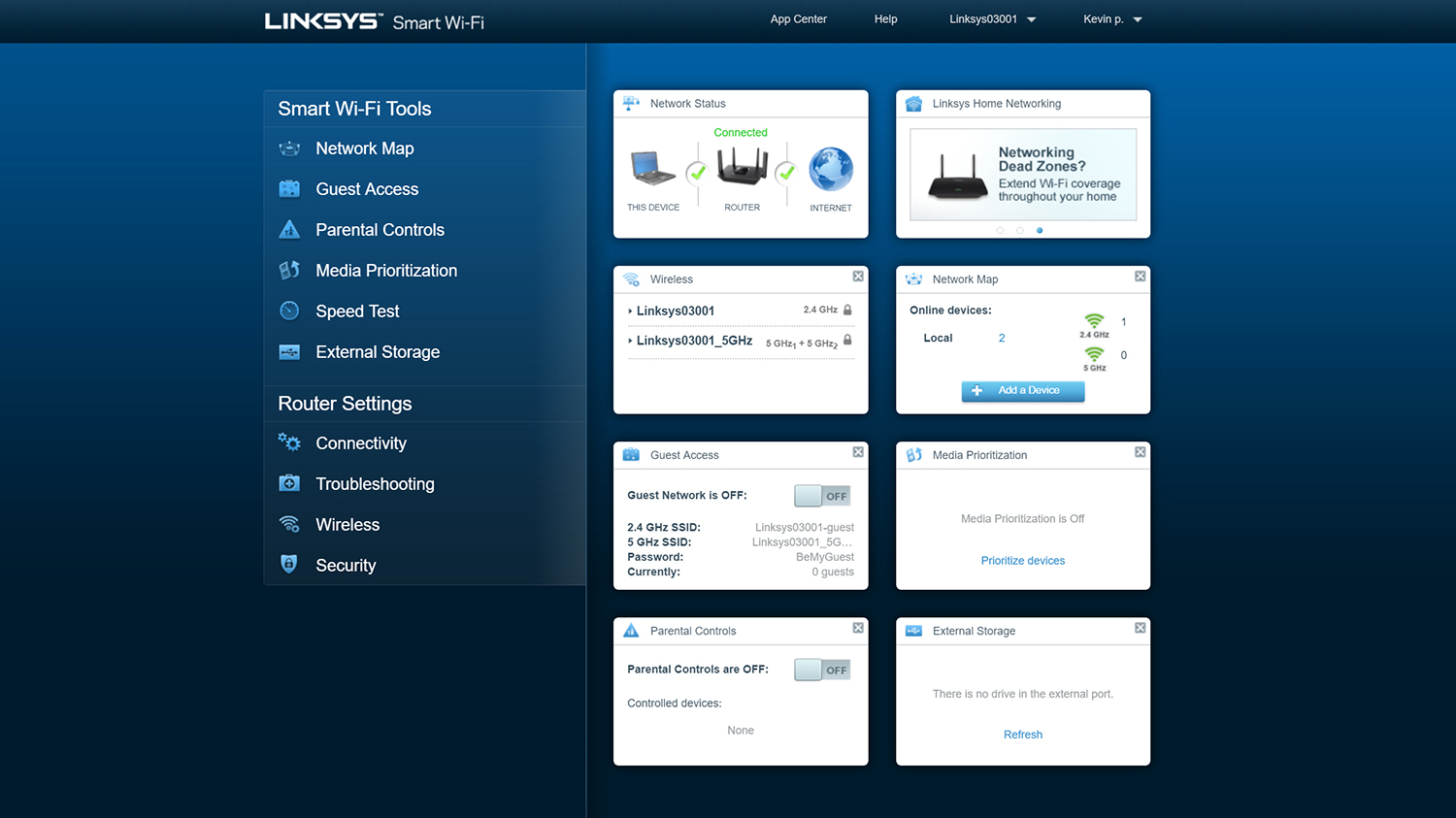 linksys ea8300 review screenshot 0002