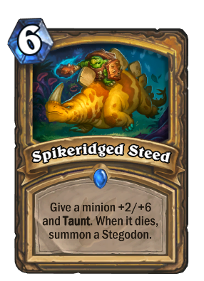 hearthstone decks ungoro spikeridged steed 55516