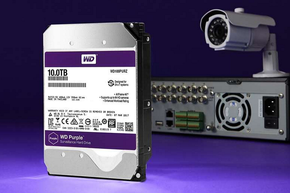 wd purple 10tb hard drive helioseal tech