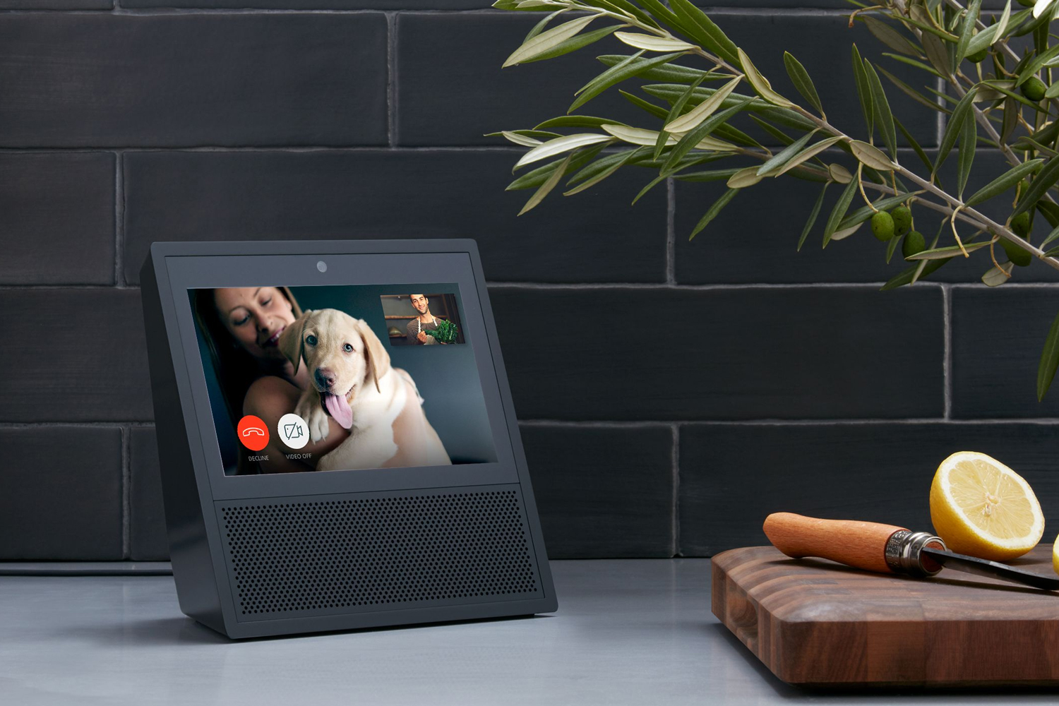 amazon echo show review kitchen