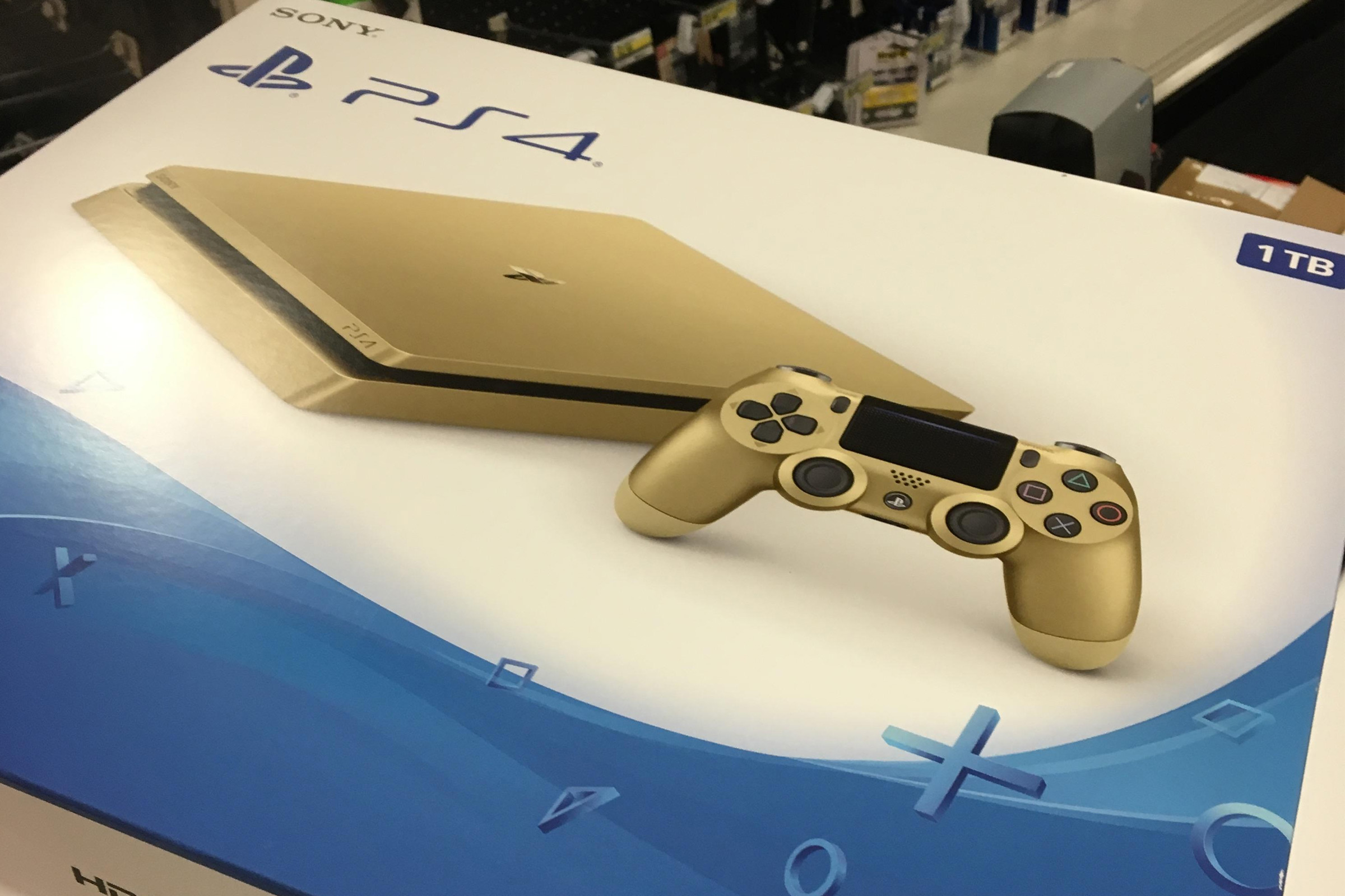 sony ps4 slim gold goldps4slim