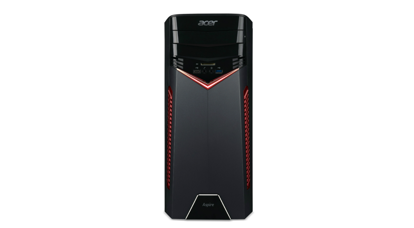 acer aspire gx 281 ryzen geforce desktop standalone front