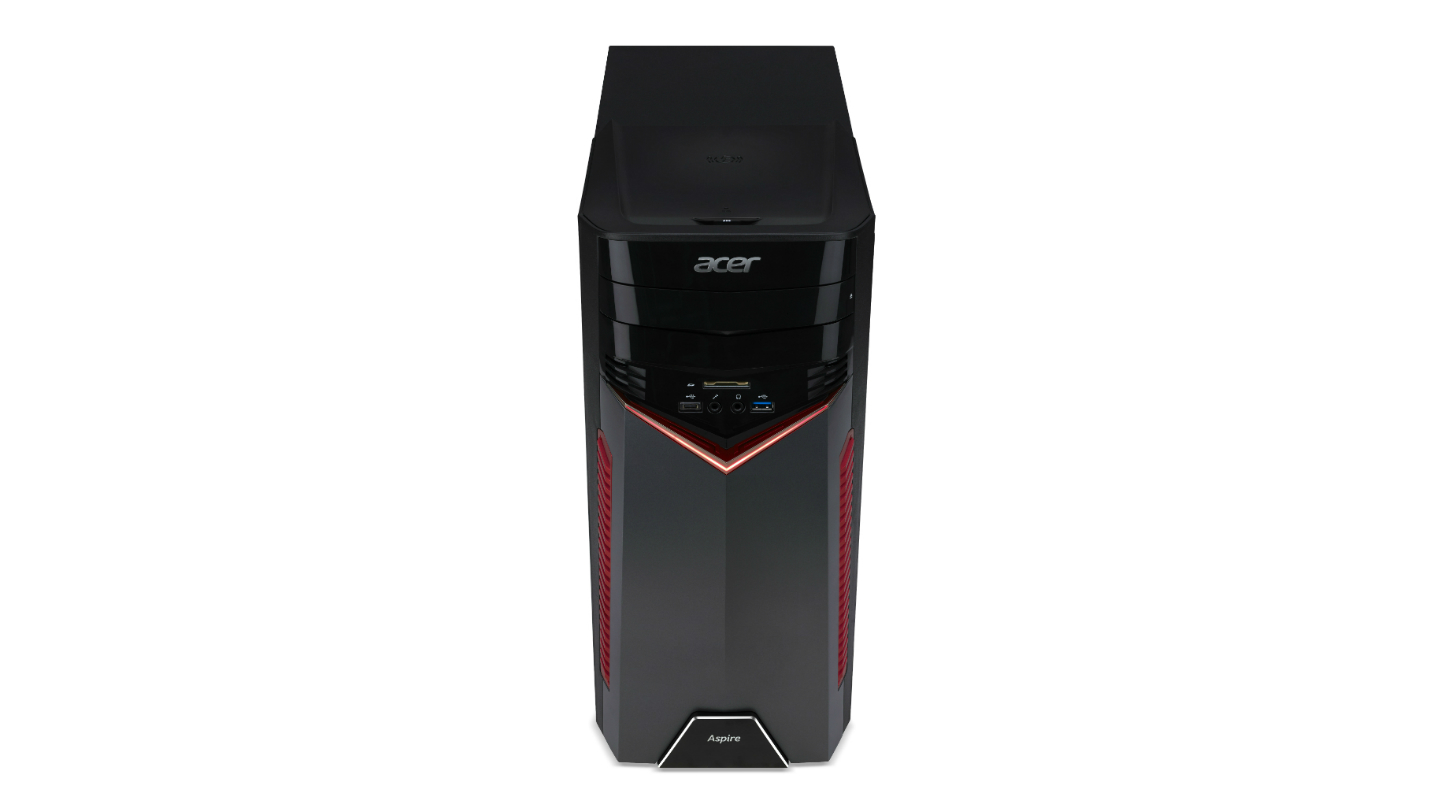 acer aspire gx 281 ryzen geforce desktop top