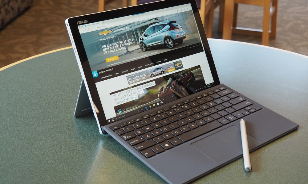 Asus Transformer T304 review front angle