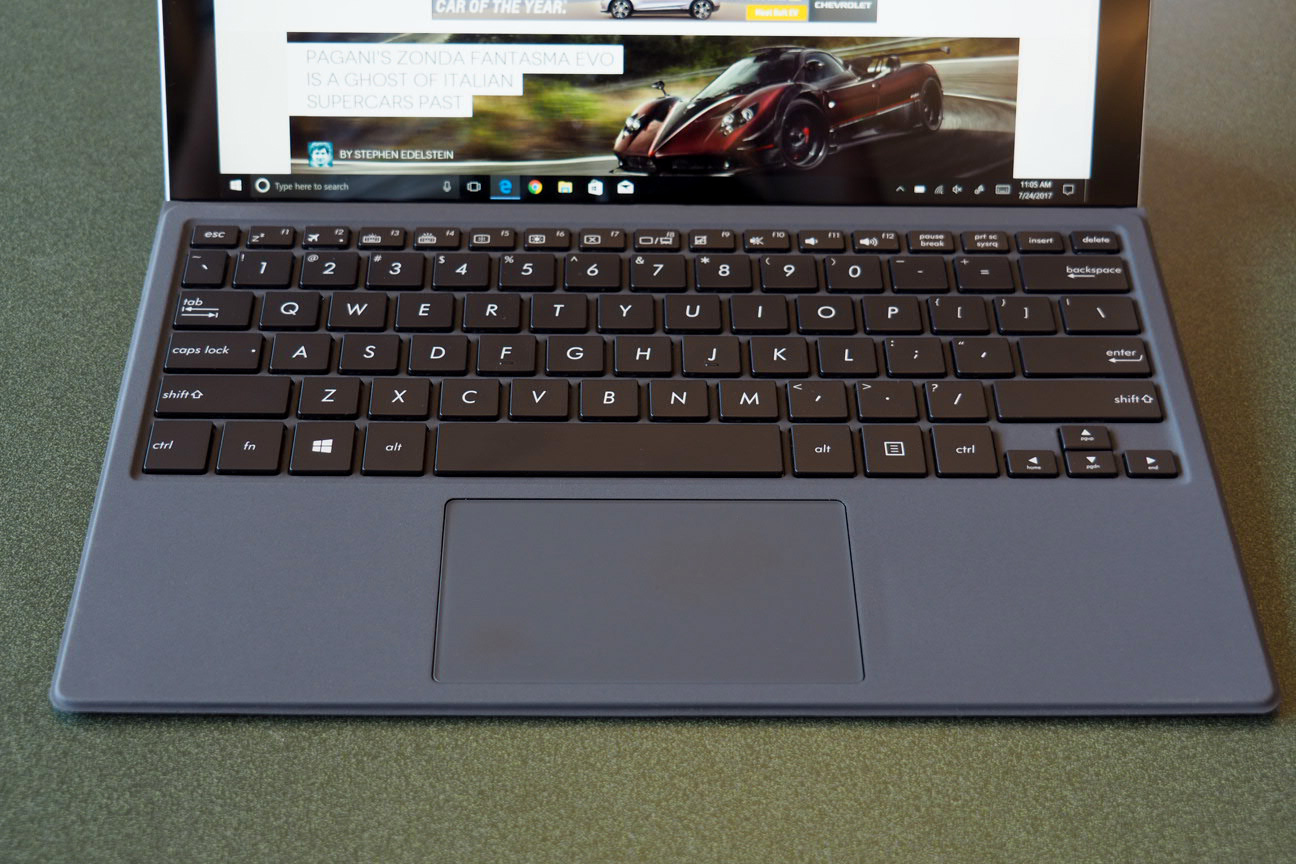 Asus Transformer T304 review keyboard