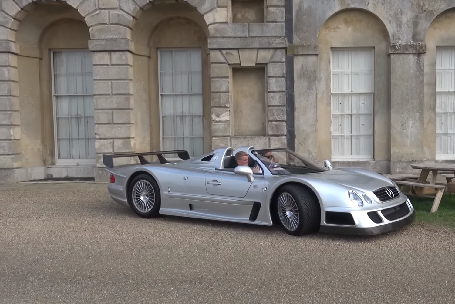 Mercedes-Benz CLK GTR rally video