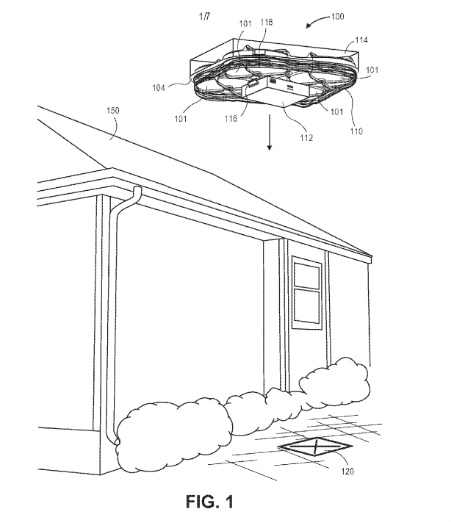 amazon drone delivery chute  1