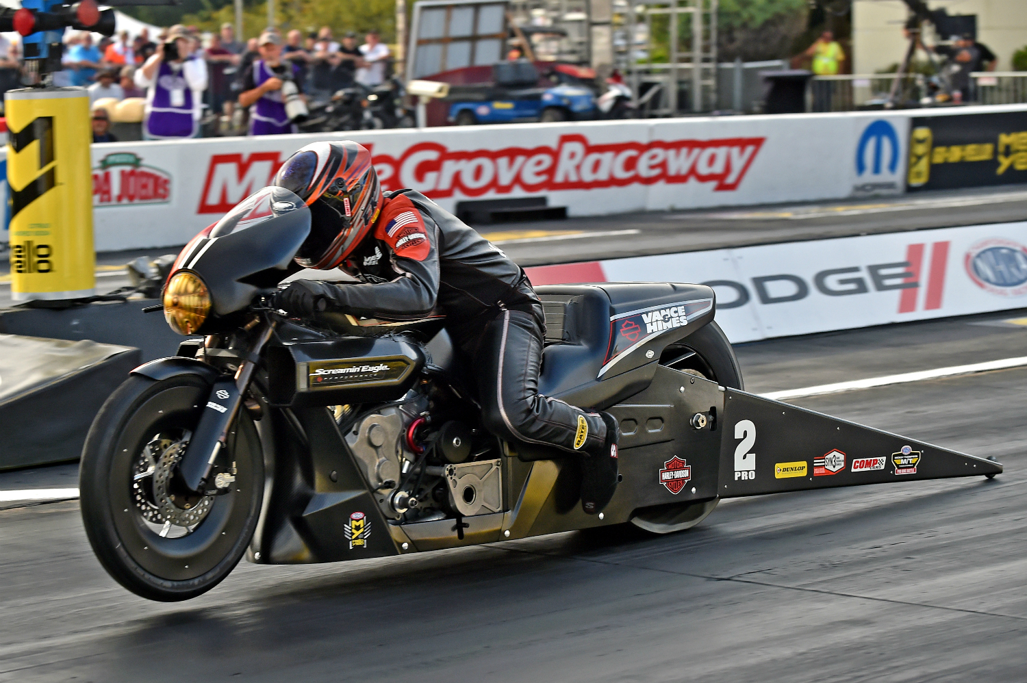 Harley dominates NHRA