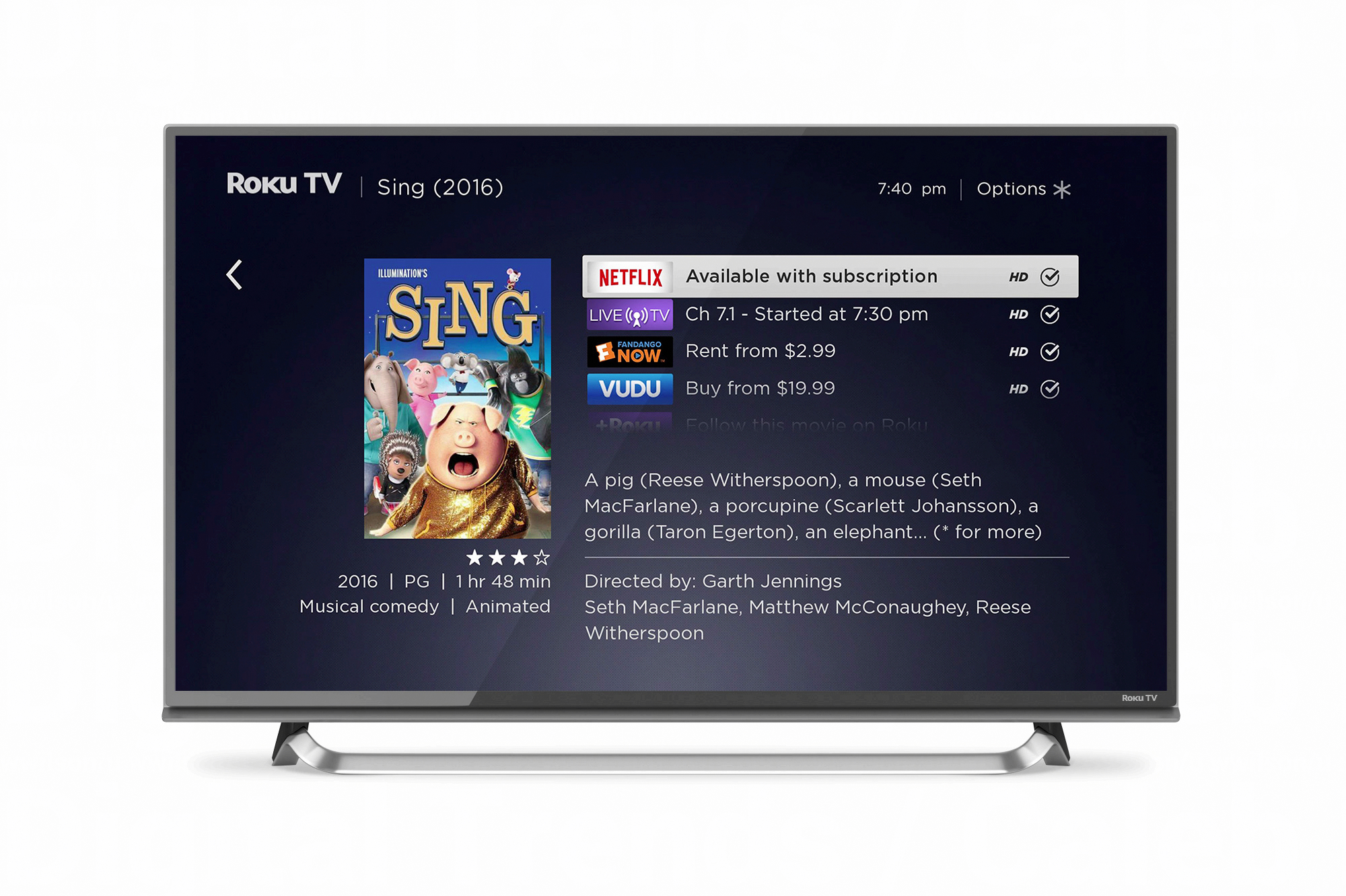 Roku OS 8 search