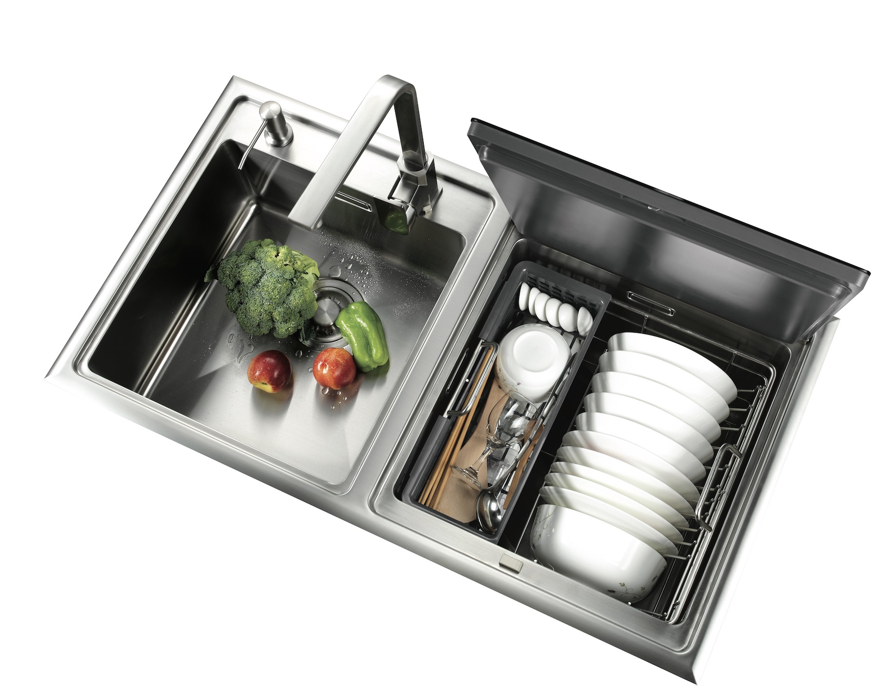 Streamline Hoods dishwasher sink