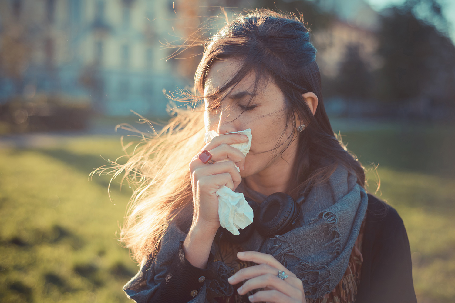 vaccine blowing nose