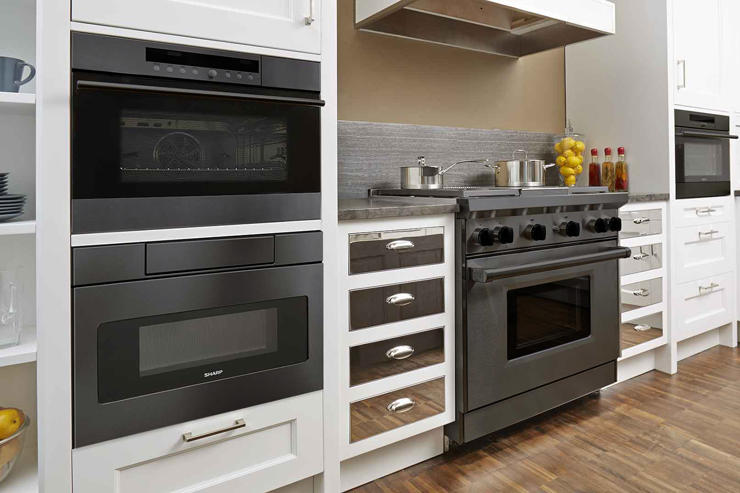 Sharp home appliances kitchen