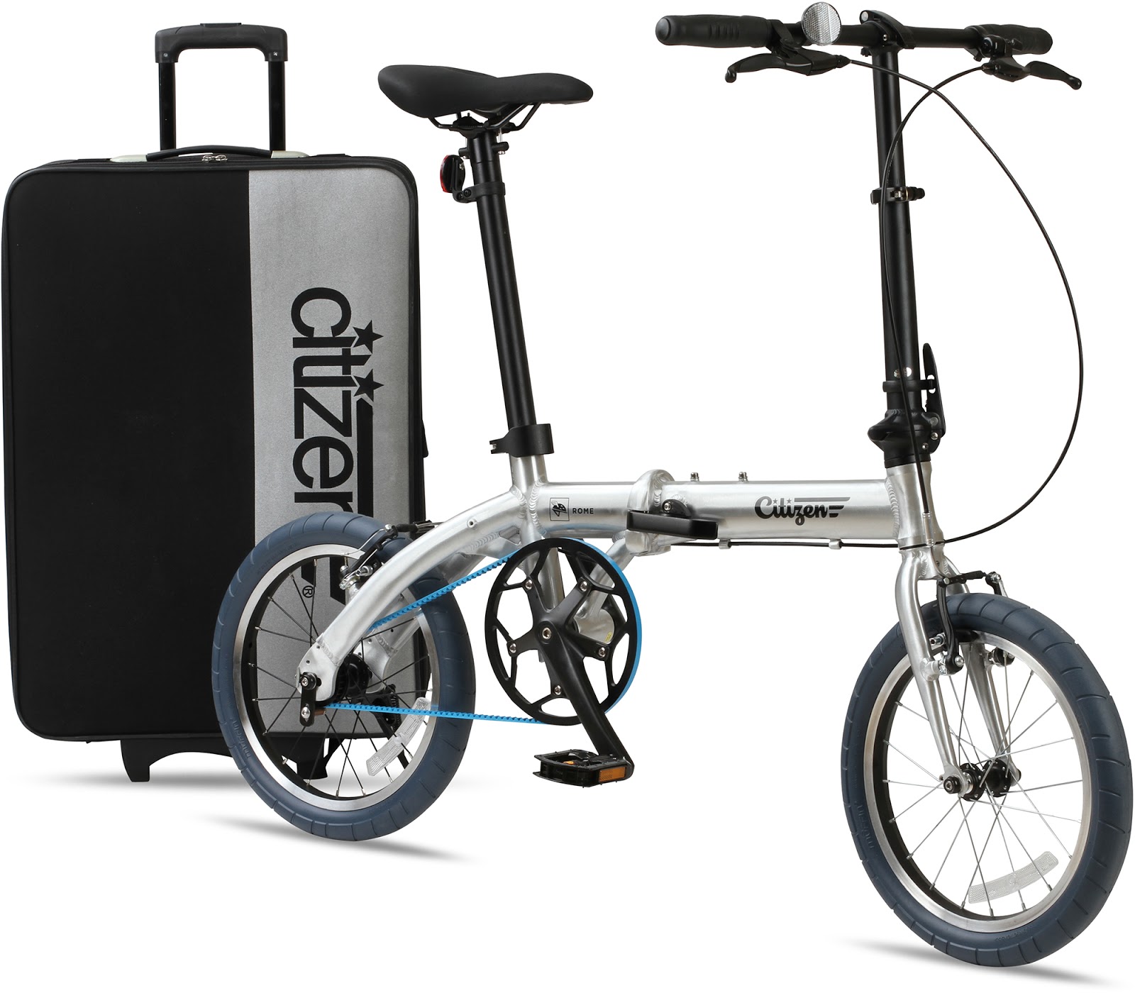 rome citizen bike  with case