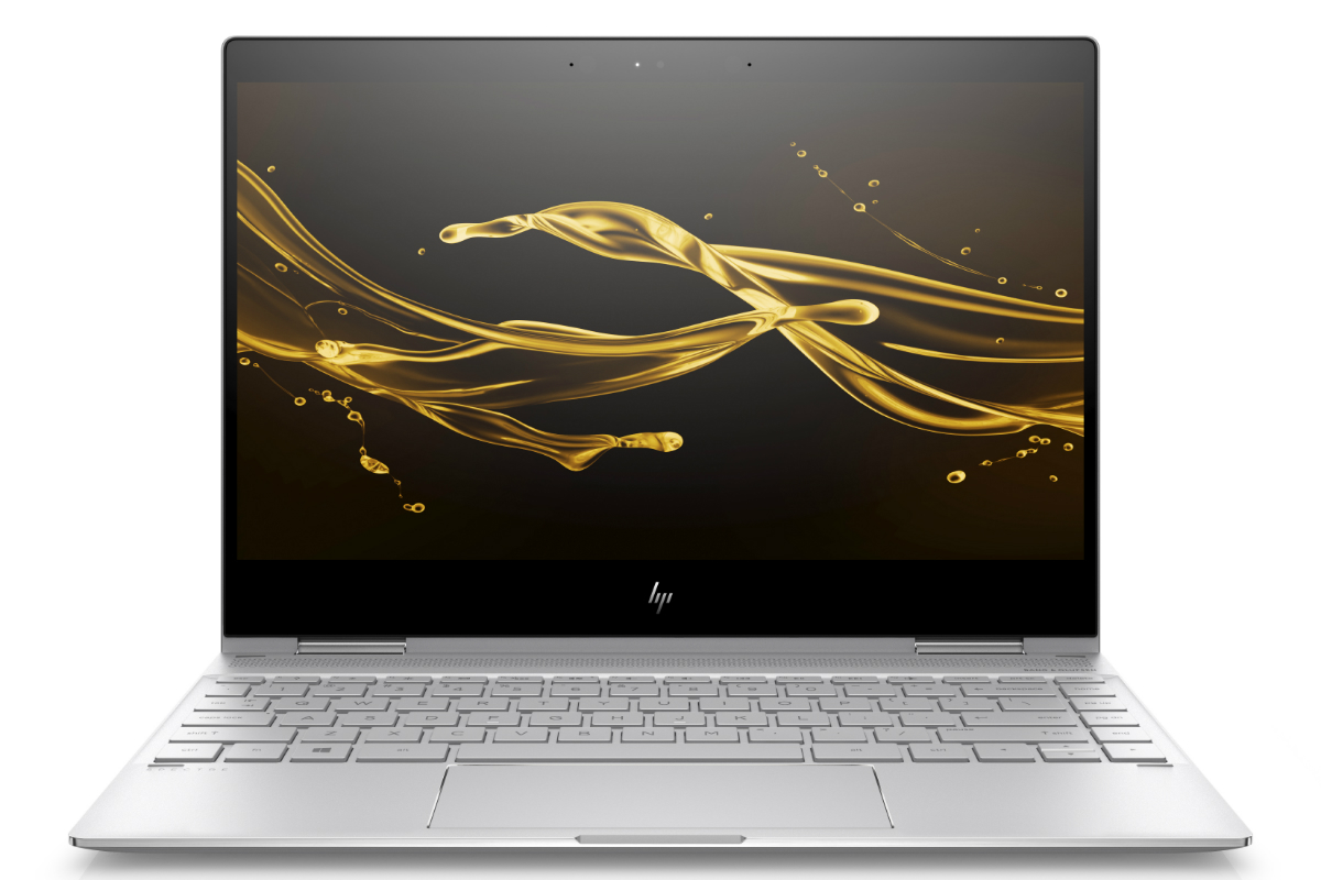 hp spectre line refresh quad core processors x360 13 natural silver front