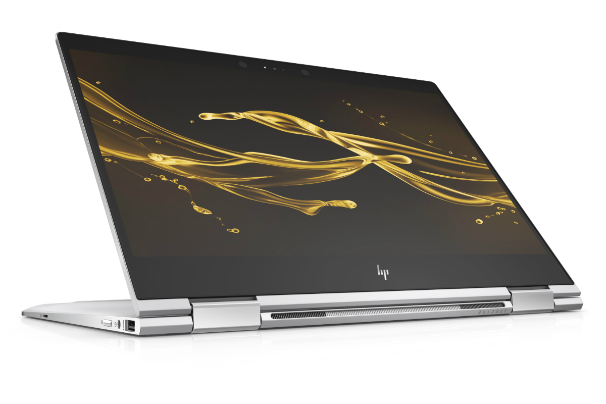 hp spectre line refresh quad core processors x360 13 natural silver stand