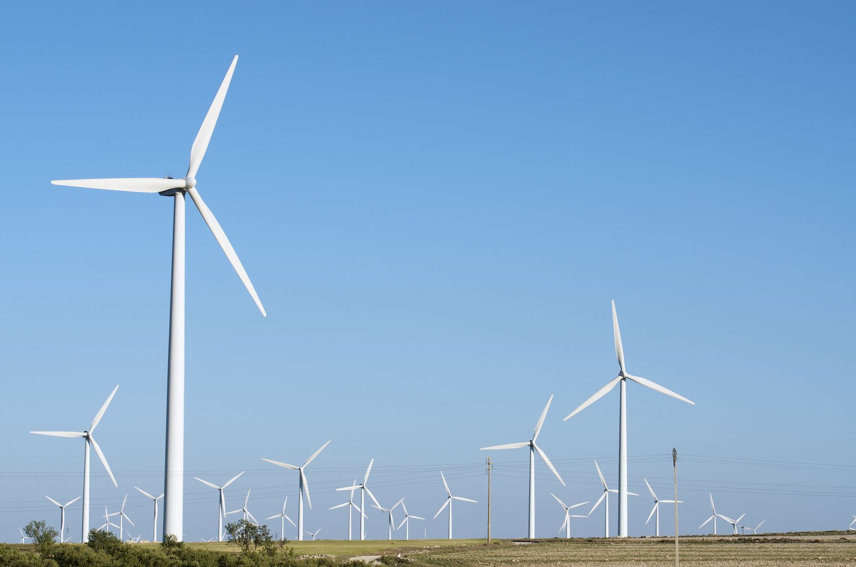 amazon jeff bezos launch wind farm 14602717  group of windmills for renewable electric energy production