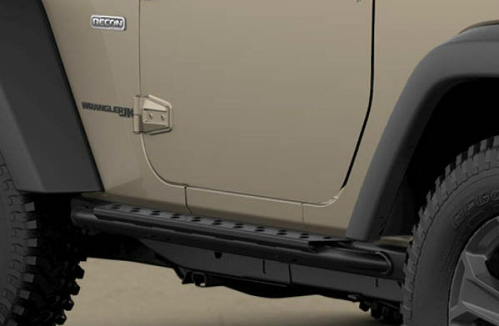 2018 Jeep JK Wrangler Recon premium off-road rock rails with tread plates