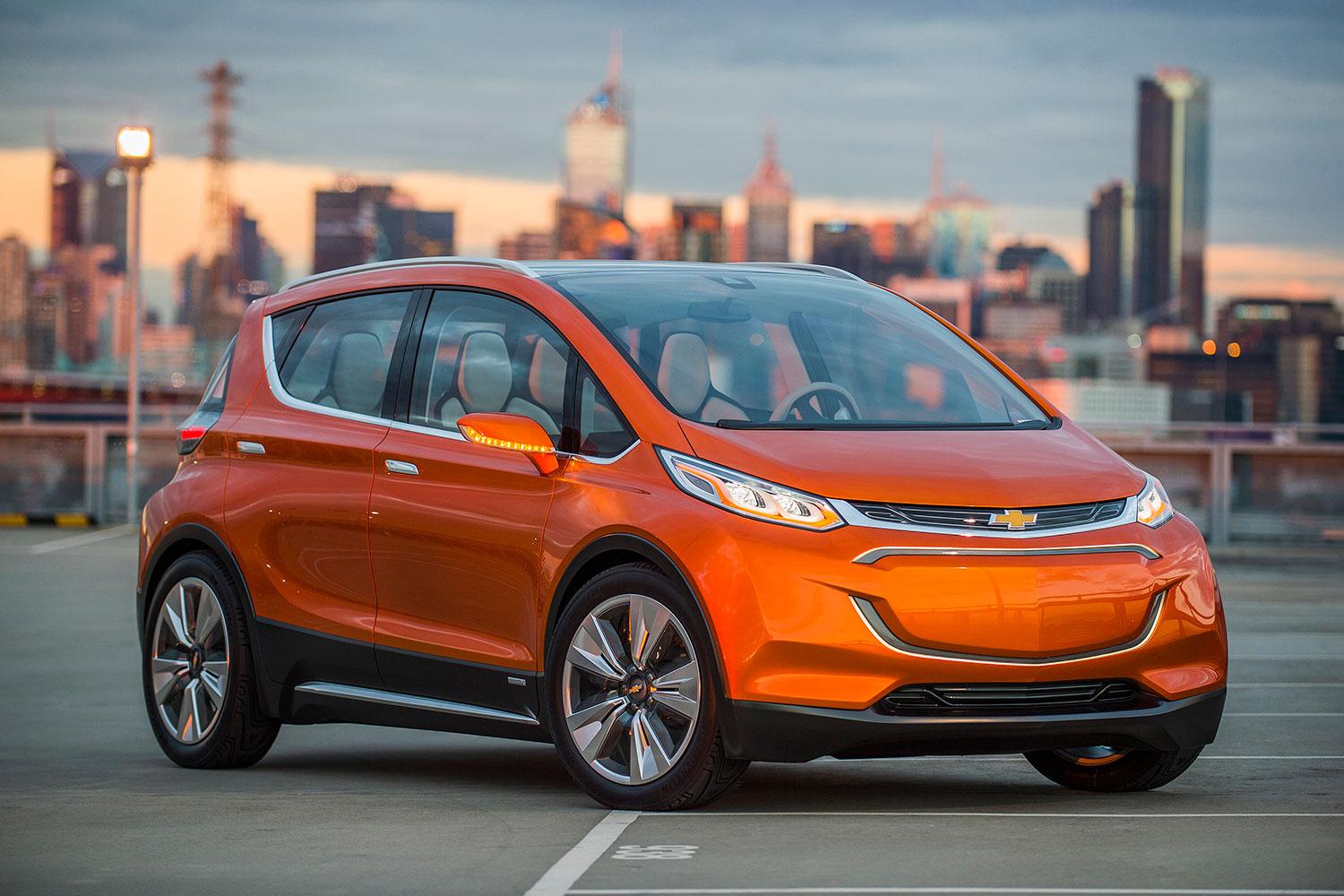 electric car or electrified car chevy bolt