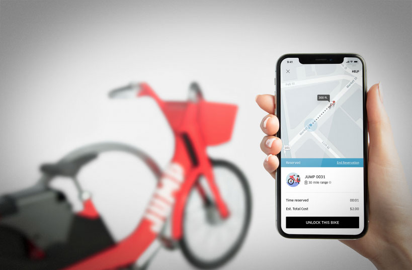 uber jump bikes