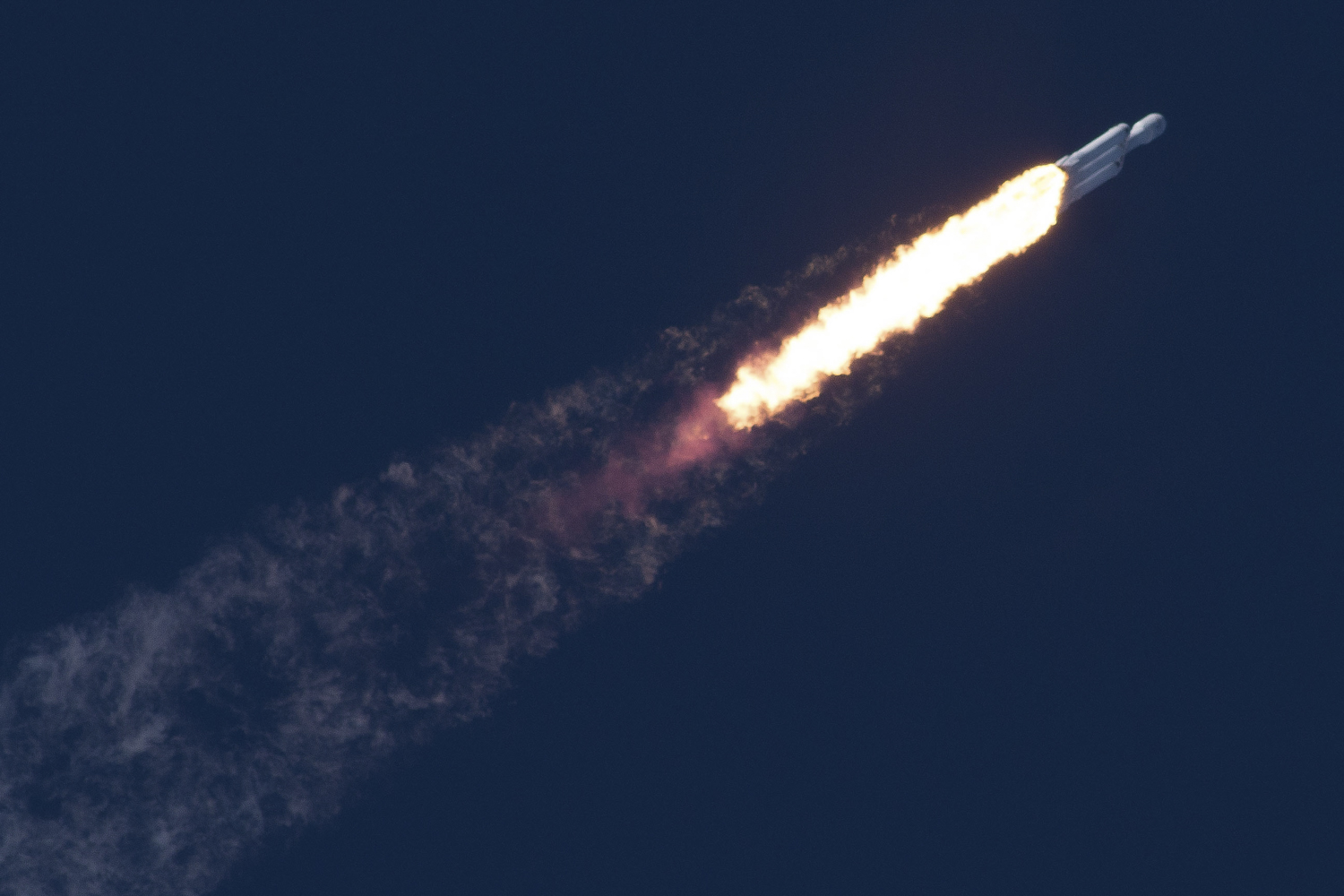 spacex falcon heavy launch success test flight flickr 1219