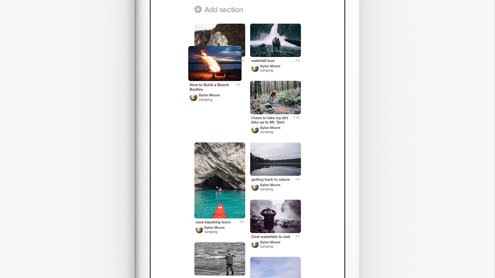 pinterest update organize andarchive boards rearranging pins still