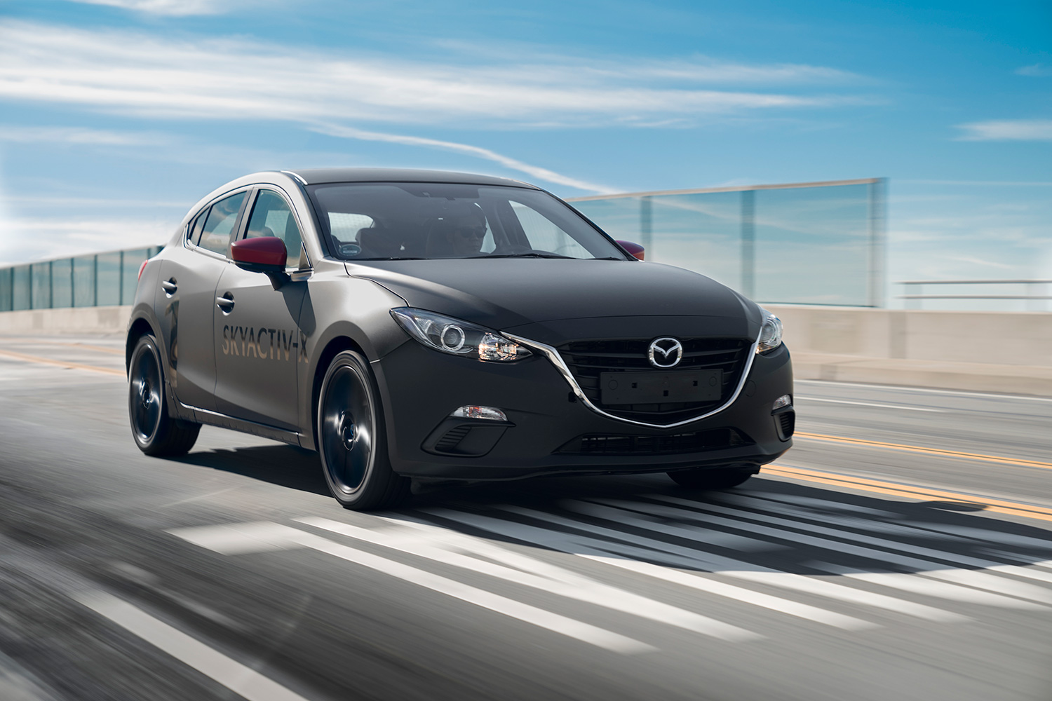 Mazda Skyactiv road close