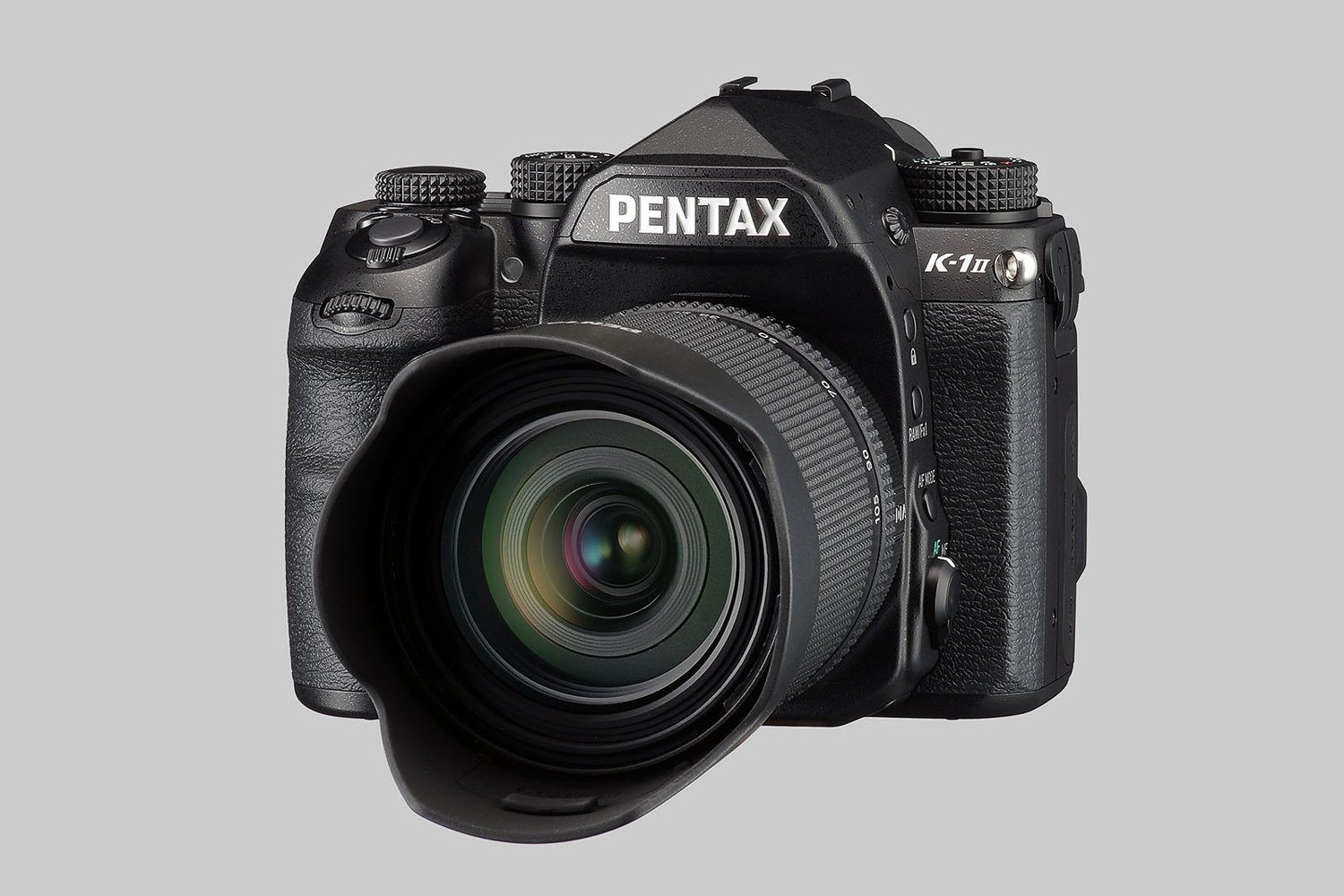 Pentax K1 Mark II front with lens