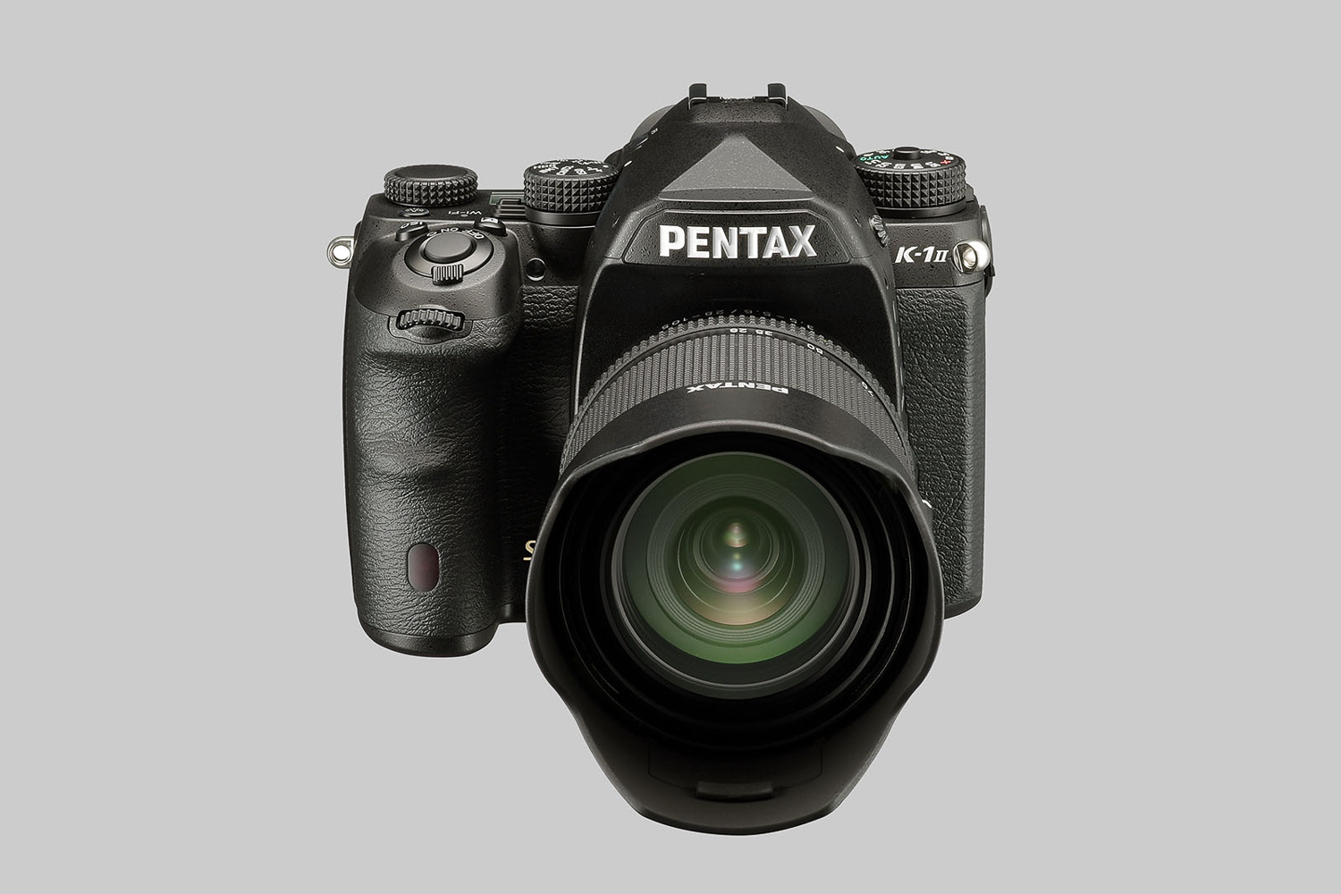 Pentax K1 Mark II front with lens