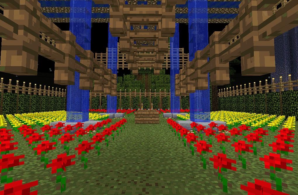 romantic gestures video games valentines day minecraft garden