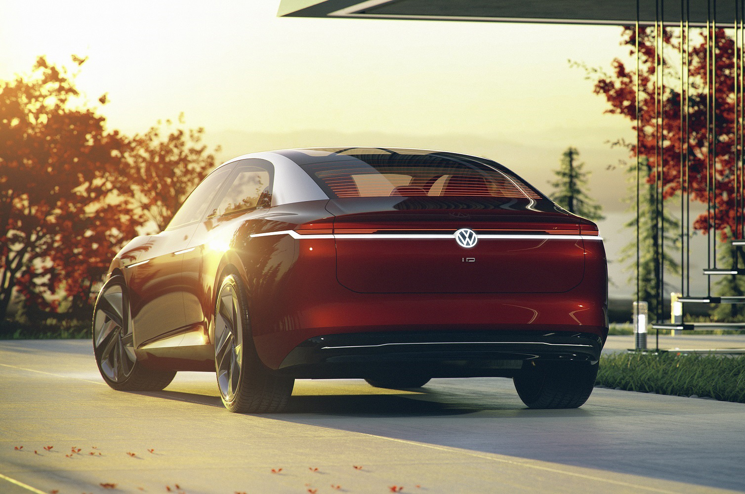 Volkswagen ID Vizzion concept official shots