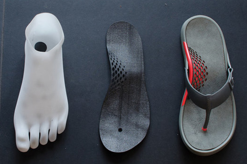 Wiivv 3D-Printed flip flops